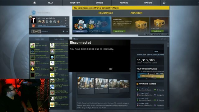 Interrompu par la police en plein stream de jeu vidéo