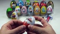 19 Surprise Eggs Unboxing, Zaini Eggs, Kinder Surprise, Cars 2, Thomas, Toy Story