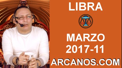 LIBRA MARZO 2017-12 al 18 Mar 2017-Amor Solteros Parejas Dinero Trabajo-ARCANOS.COM