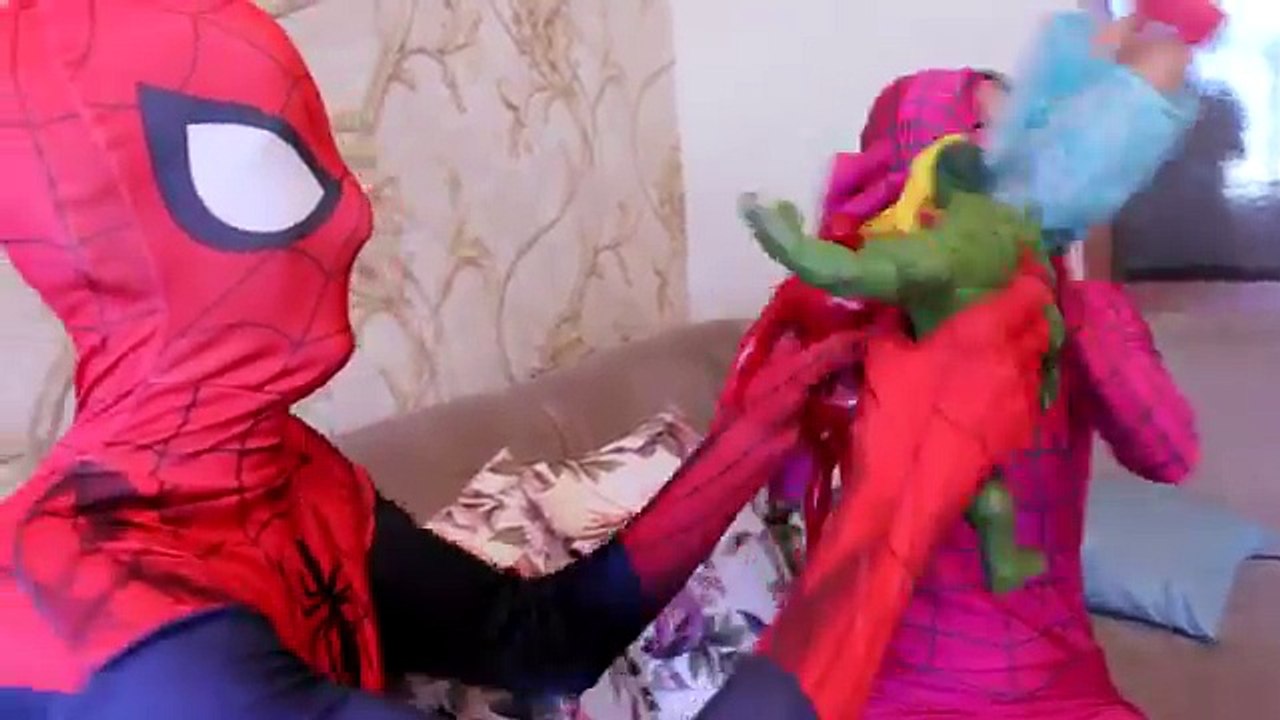 Bad Baby Superman vs Joker! Spider Baby is Sick w/ Baby Frozen Elsa & Anna ,Masha , Pink Spidergirl