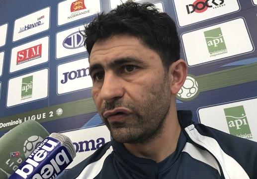 Avant AC Ajaccio - HAC, interview d'Oswald Tanchot
