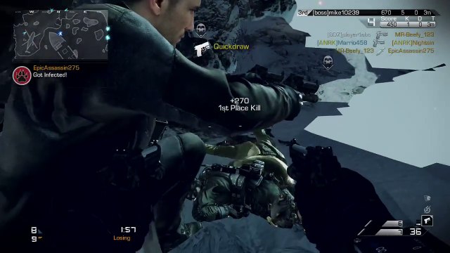 COD Ghosts Whiteout Infected KEM Strike Glitch