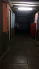 Creepy footage of a door slamming by itself