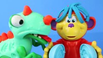 Play Doh Monkey and Dinosaur Play Dough Coco Nutty Monkey and Chomposaurus Toy Review
