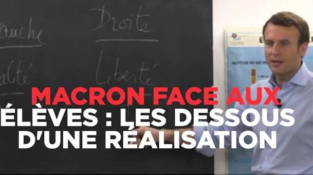 Macron face aux élèves : les dessous d'une vidéo devenue virale