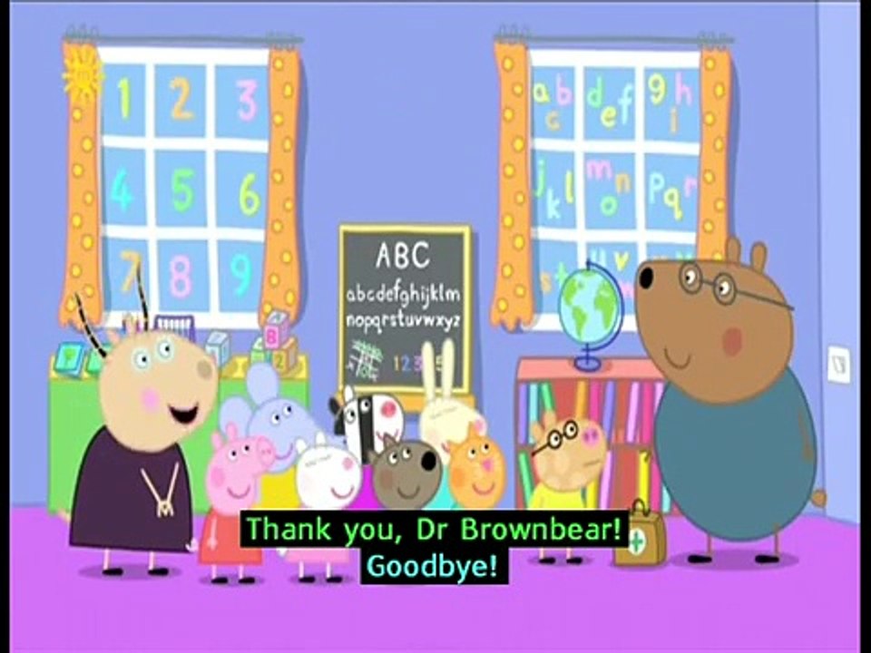 Peppa Pig Work and Play The Rainbow Pedros Cough Series 3 Episode 1 2 3