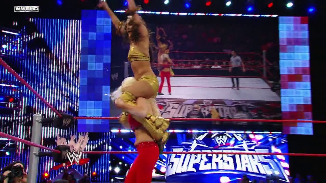 WWE Superstars  The Bella Twins vs. Jillian & Katie Lea