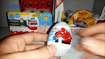 11 Surprise Eggs Opening! ! Cars Spider-man Inside Out Marvel Kinder Dusty Disney Play Doh