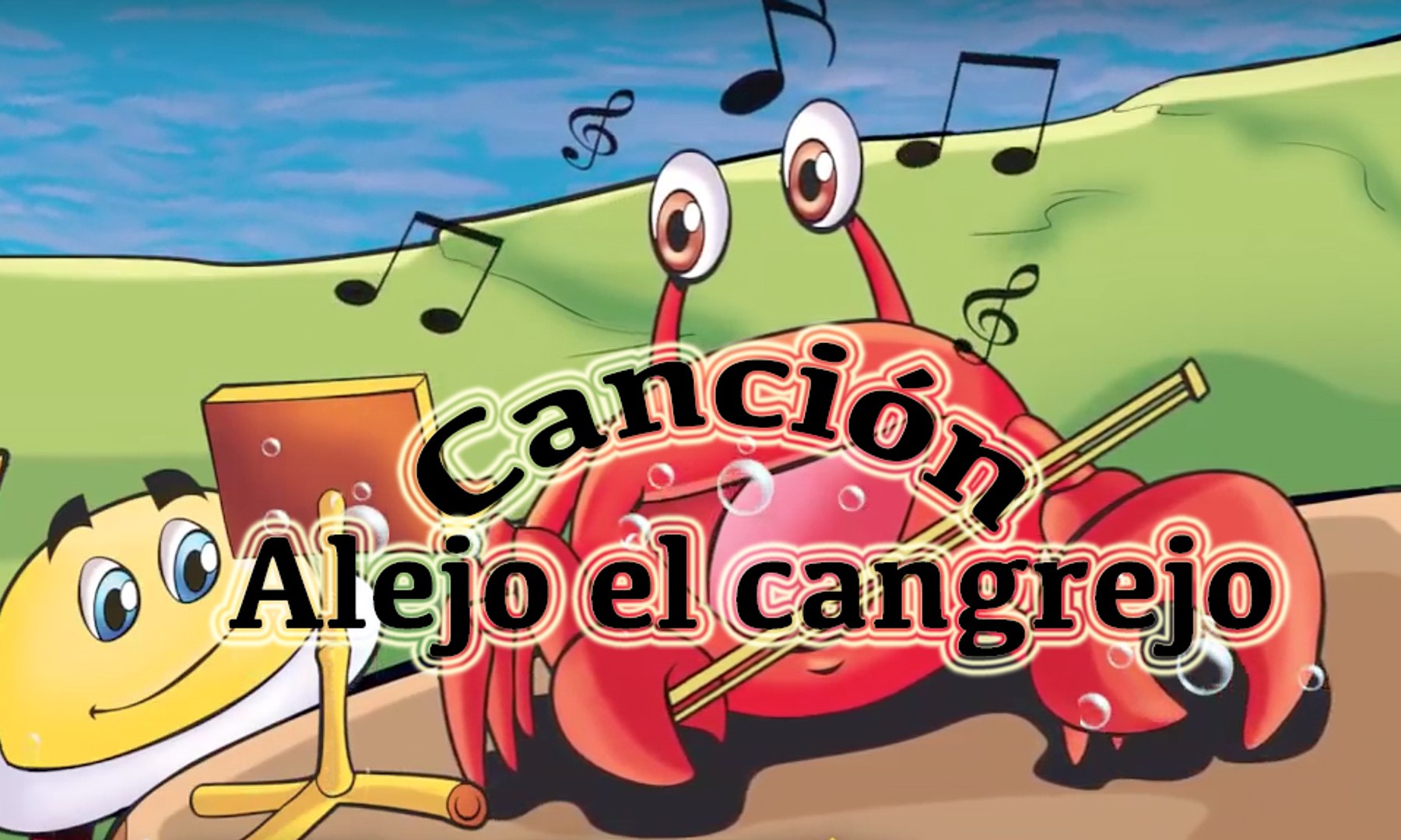 ⁣The song of Alejo the crab / Spanish song that belongs to the story of Alejo