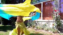 Belly Dance with Veil and Fan Veil by Isabella 2015 -                  HD