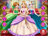 Sisters Anna Elsa Rapunzel and their Boyfriends Wedding Dress Up Game for Kids