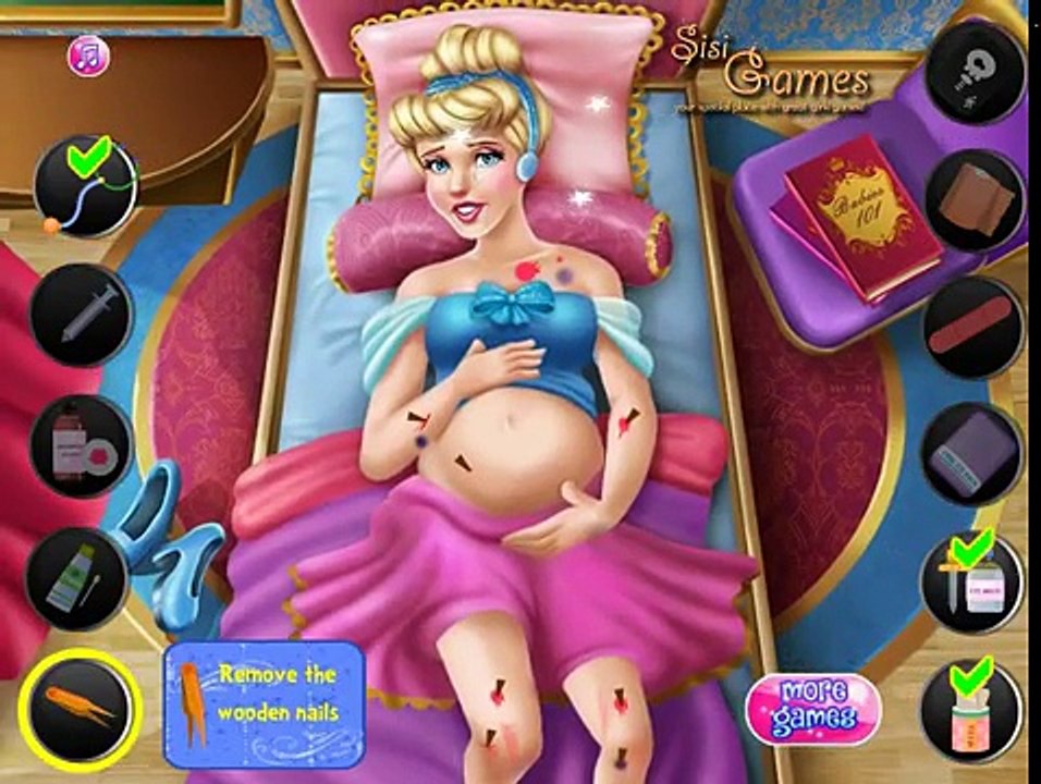 Disney Princess Cinderella Games - Pregnant Cinderella Emergency - Disney Cinderella Games