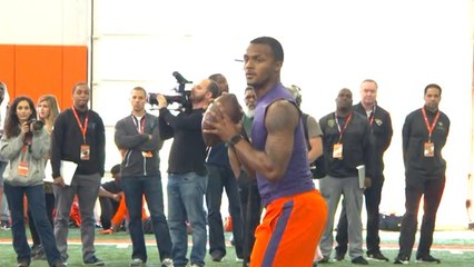 Deshaun Watson Clemson Pro Day highlights