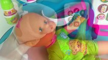 BABY POP ❤ FILMPJE LUIER VERSCHONEN FLESJE GEVEN BABY BORN EN NENUCO POPPEN NEDERLANDS
