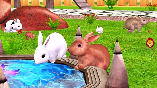 Wild Animals Video For Children | Dinosaurs Names & Sounds | Finger Family Nursery Rhymes