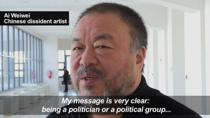 Ai Weiwei slams 'shameful' politicians ignoring refugees