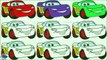 Learning Colors with Street Vehicles Lightning McQueen - Coloured Cars - Learn Colors in E