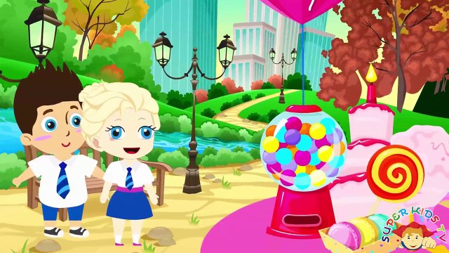 Эльза и Райдер Валентина Подарки пузырь Гамбол машина палец Семья Песня питомник рифмы