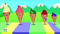 Ice Cream Talking Tom Finger Family Songs | Ice Cream Nursery Rhymes Song For Kids