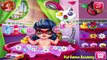 Ladybug, Elsa, Anna, Rapunzel, Aurora, Draculaura - Baby Bath And Dress Up - Games Compila