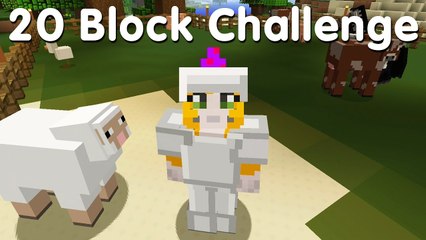 Minecraft PS4 - 20 Block Challenge - Thinking Food (12)