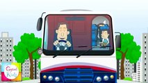 Wheels On The Bus Go Round And Round - 3D Animation Kids Songs | Nursery Rhymes for Child