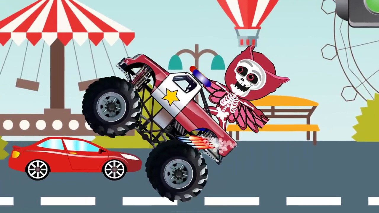 PJ Masks Monster Trucks Compilation For Toddlers, Monster Truck Halloween video w/ PJMasks