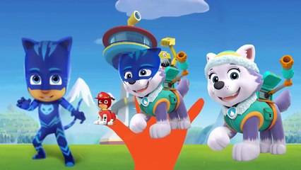 Download Video: Paw Patrol transforms into Superheroes Finger Family Song | Mickey Mouse, PJ Masks, Pocoyo