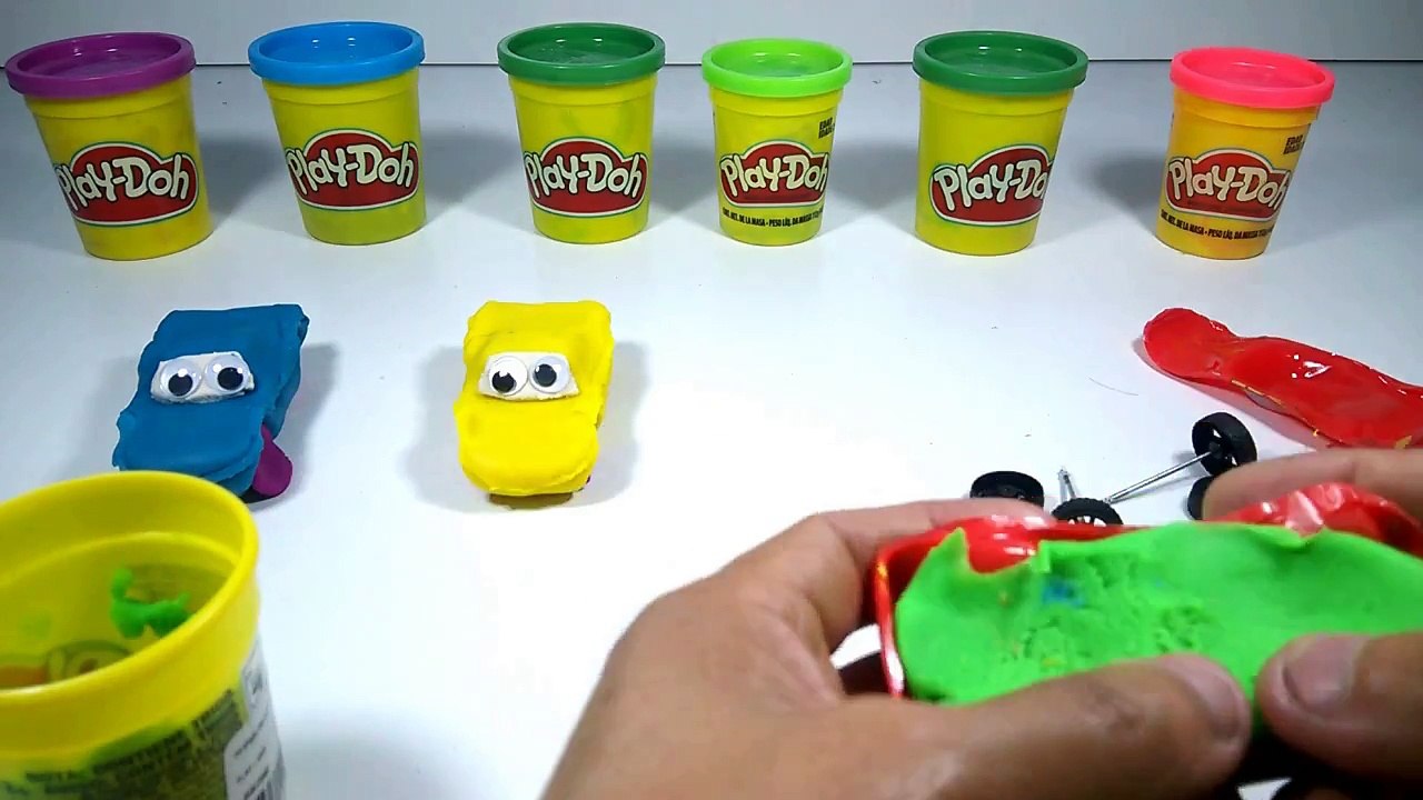 Como hacer a Rayo mcQueen de Plastilina / How to make Lightning Mcqueen with clay