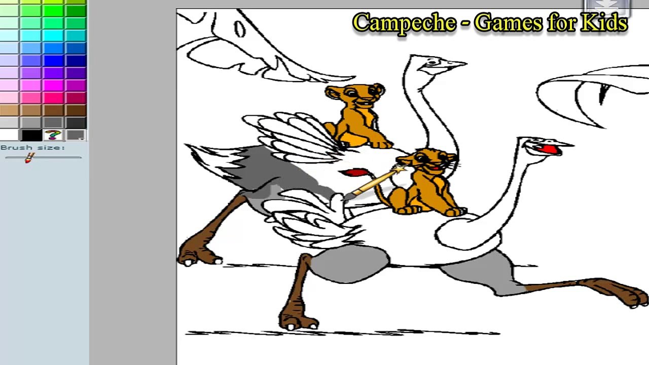Lion King Online Coloring Pages