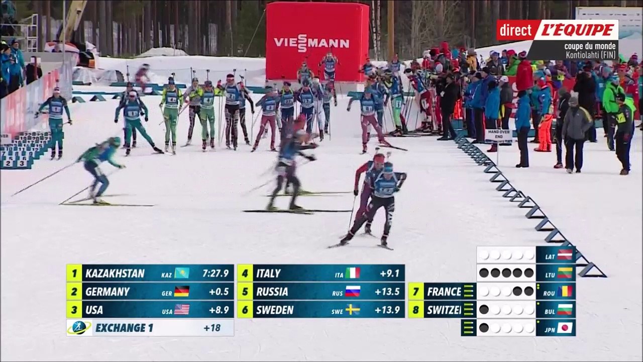 CdM biathlon à Kontiolahti, relais mixte simple, 12 mars 2017