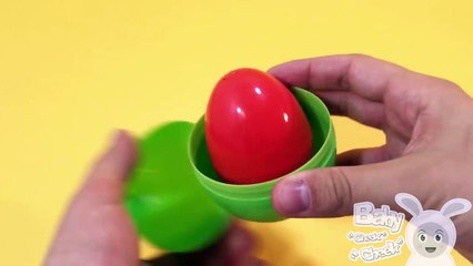 Learn Colours with Surprise Nesting Eggs! Opening Surprise Eggs with Kinder Egg Inside! Le