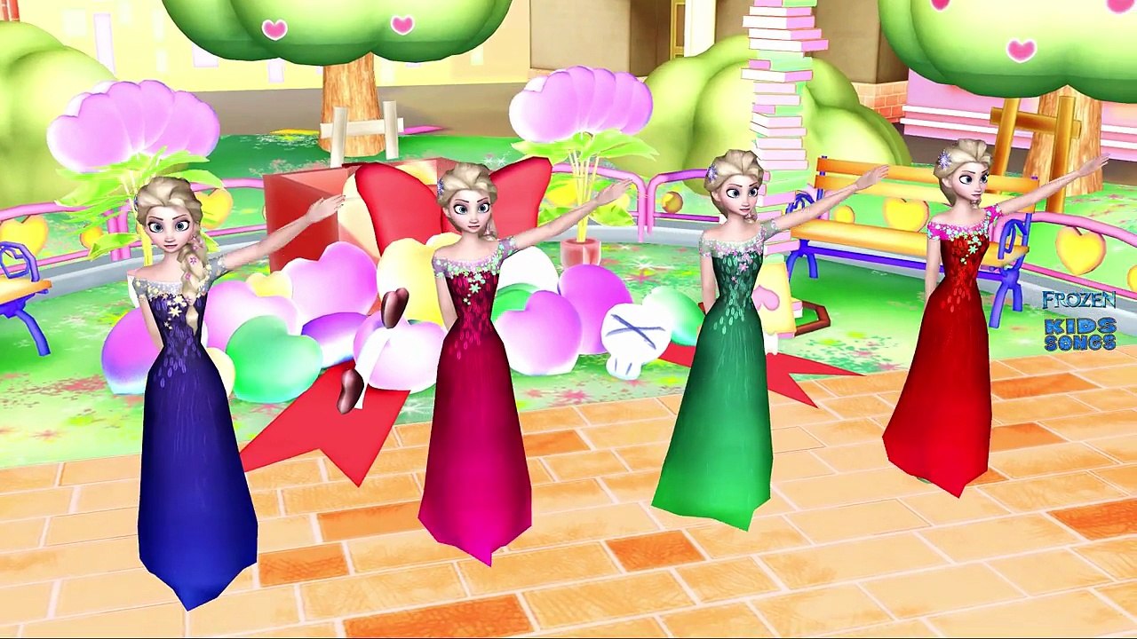 Frozen Elsa Anna Finger Family Songs Hokey Pokey Dance For Children Plus More Nursery Rhym