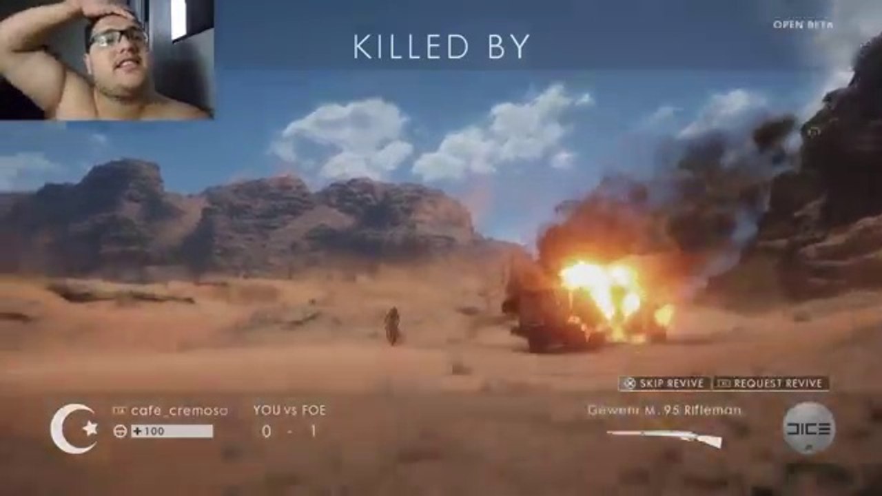 TESTANDO O BETA - Battlefiel 1 (DA DEPRESSÃO)