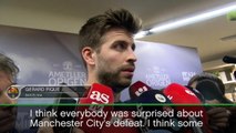 Pique surprised by Man City exit