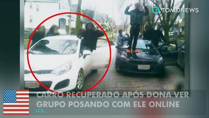 Carro é recuperado após dona ver grupo posando em foto com o veículo no Facebook.