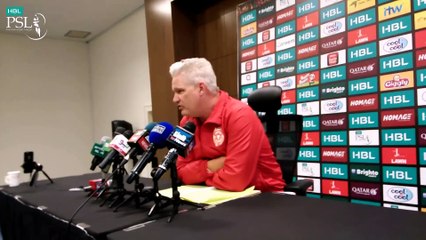 PSL 2017 Match 20- Dean Jones Press Conference