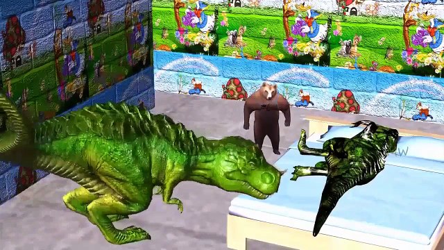 Dinosaurs Vs King Kong Fight | Colors Animals Lion Gorilla Elephant Finger Family Rhymes