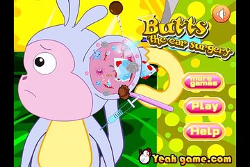 Dora The Explorer Doctor - Boots Ear Surgery Dora Cartoon Game For Children