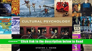Read Cultural Psychology (Third Edition) PDF Full Online