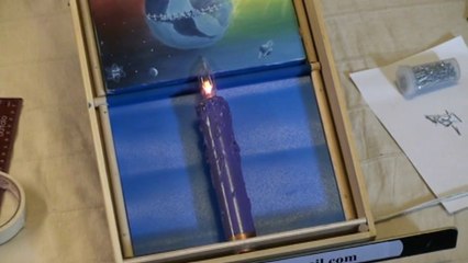 Mini centre méditation - Montage artisanal.