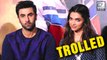 Deepika Padukone TROLLED Over Ex Boyfriend Ranbir Kapoor | LehrenTV