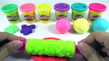 Узнайте цвета с играть тесто Мячи с Детка пресс-формы весело для Дети