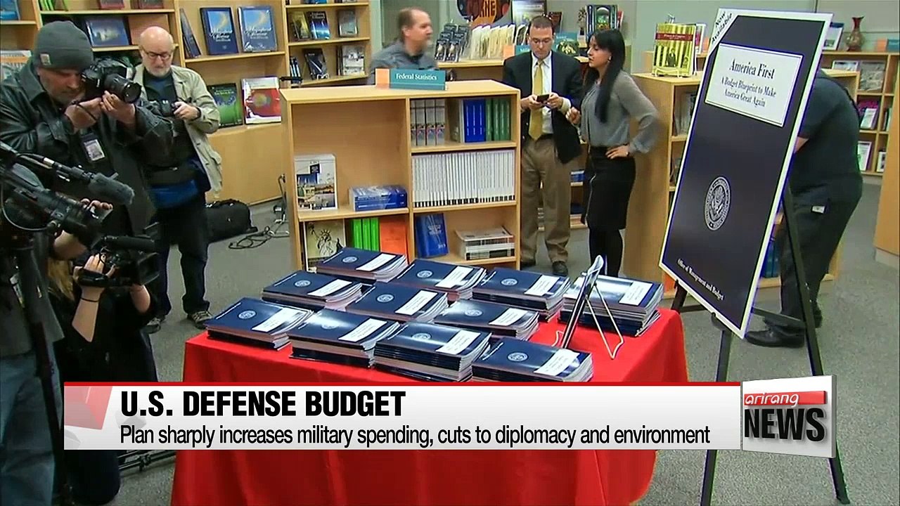 U.S. beefs up defense budget, cuts diplomacy and environment spending
