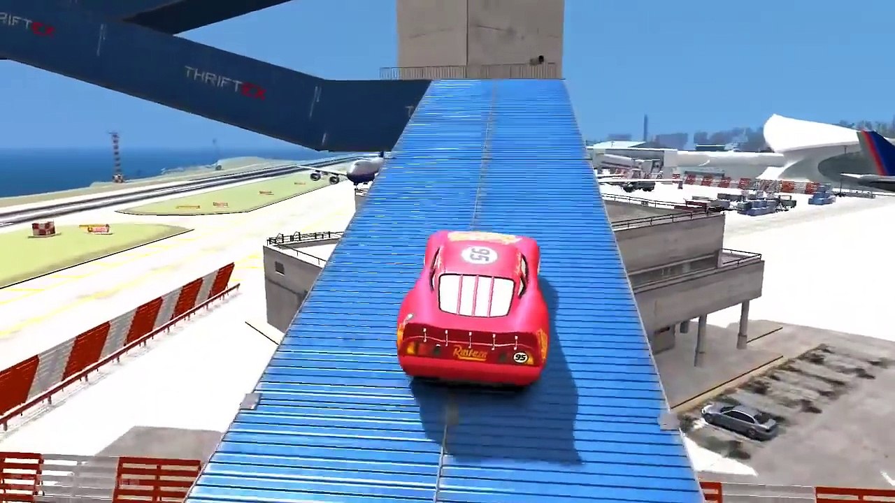 Spiderman & Anna, Elsa Frozen Fun Disney Pixar Lightning McQueen Cars Nursery Rhymes