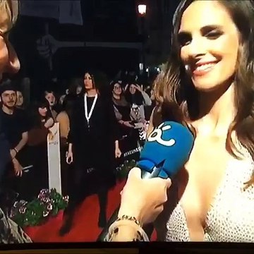 Nuria Fergó en la inauguración del Festival de cine de Málaga