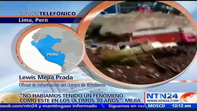 La cifra de víctimas se va a incrementar”: Cuerpo de Bomberos de Perú tras inundaciones que han dejado 60 mil damnificados