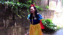 Elsa Loses Her Arms With Snow white Blue Spiderman Ariel Cinderella Super Hero In Real Lif
