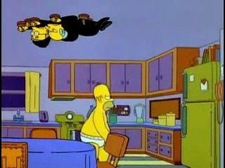 Los Simpson: 64 Lonchas de queso americano