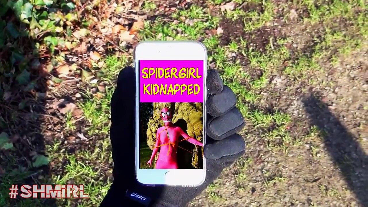 Pink SPIDERGIRL KIDNAPPED Spiderman In Love! Marriage Proposal Superhero Movie In Real Lif